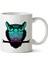 Neon Owl By Iki Tarafı Baskılı Kupa Bardak 1