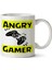 Angry Gamer Sarı Iki Tarafı Baskılı Kupa Bardak 1
