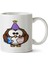 Birthday Owl Doğum Günü Baykuş Iki Tarafı Baskılı Kupa Bardak 1