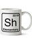 Elementary Sherlock Holmes Periodic Table Iki Tarafı Baskılı Kupa Bardak 1
