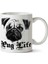 Pug Life Pug Hoodie Iki Tarafı Baskılı Kupa Bardak 1