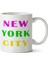 New York City Iki Tarafı Baskılı Kupa Bardak 1