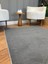 Boncuk Soft Kaymaz Taban Oda Salon Koridor Mutfak Halı Yolluk Kesme Halı Kilim Antrasit 5