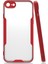 Apple iPhone 8 Kılıf Platin Silikon - Kırmızı 1
