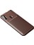 Samsung Galaxy M11 Kılıf Focus Karbon Silikon - Kahverengi 1