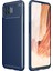 Oppo A73 Kılıf Focus Karbon Silikon - Lacivert 1
