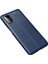 Samsung Galaxy M51 Kılıf Focus Derili Silikon - Lacivert 1
