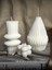 Sütun, Mini Bubble, Ayva Şekli Dekoratif 3’lü Kokulu Mum Seti %100 Doğal Vegan Soya Mum Soy Wax Candle 1