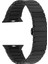 Apple Watch Baklalı Balık Paslanmaz Çelik Kordon (42mm / 44mm / 45mm / 49mm /SE/Ultra Uyumlu) Siyah 2