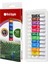 Mini Şövale Red Apple Akrilik Boya Seti 9 ml 12 Renk Tuval Seti 25X35 Plastik Spatula Seti 2