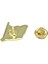 Damla Etiket Filistin Bayrak Görselli Gold Renk Metal Yaka Rozeti 1 Paket 6'lı 4