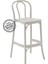 Santos Bahçe Bar Sandalye Beyaz - 65 cm 1