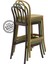 Santos Bahçe Bar Sandalye Siyah - 65 cm 4