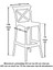Torres Bahçe Bar Sandalye Siyah - 75 cm 5