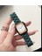 Apple Watch 38MM / 40MM/ 41 mm (Seriler /se ile Uyumlu) Reçine Kordon Zümrüt Yeşil 1