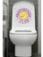 Belalı Civciv Bad Club Klozet Kapağı Sticker Banyo Wc Sticker 1