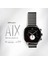 AIX Bluetooth 5.3 IP68 Su Geçirmez Always On Display AMOLED Ekran 1.43 inç Arama Özellikli iOS&Android Uyumlu Nabız Spor Kan Oksijen Takibi 37mm Akıllı Saat Siyah 5
