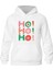 Noel Ho Ho Ho Tarz Kapşonlu Sweatshirt 3