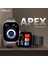 APEX Bluetooth 5.3 IP68 Su Geçirmez Always On Display AMOLED Ekran 2.04 inç Arama Özellikli iOS&Android Uyumlu Nabız Spor Kan Oksijen Takibi 52mm Akıllı Saat Gümüş 4