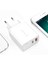 Ipad, Apple Iphone, Samsung, Huawei, Xiaomi Uyumlu Pd ve USB Çıkışlı Qc 3.0 Hızlı Şarj Başlığı Adaptörü 2