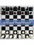 International Chess Style 1 Takım 25 cm Vintage Satranç Oyma Katlanabilir Ps Çocuklar Çocuklar Için Kolay Tutuş Inci Membran Satranç Taşları (Yurt Dışından) 4