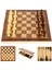 34X34CM Stili 3 In 1 Ahşap Uluslararası Satranç Seti Ahşap Satranç Tahta Oyunları Dama Bulmaca Oyunu Nişanlı Çocuklar Için Doğum Günü Hediyesi Ajedrez (Yurt Dışından) 5