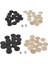 2.4cm Set Stili Tahta Dama Tavla Çocuklar Için Satranç Taşları Masa Oyunu 2 Zar Günlük Tahta Oyunları Zeka Oyunları Tahtasız (Yurt Dışından) 4