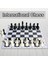 International Chess Style Vintage Satranç Oyma Katlanabilir Kolay Tutuşlu Inci Membran Çocuklar Çocuklar Için Satranç Taşları Ajedrez Profesional Tabuleiro De Xadrez (Yurt Dışından) 4