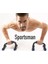 Mavi Stil Kaymaz Köpük Kolları ile Taşınabilir Push Up Braketi Destek Çubuğu Spor I Tipi El Kolu Fitness Ekipmanları Kollar Için Standlar (Yurt Dışından) 3