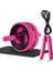 Stili Temizle Ab Roller Atlama Ipi Gürültüsüz Karın Tekerleği Ab Roller Egzersiz Fitness Tainer (Yurt Dışından) 1