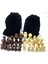 King 70MM Style Handmade Wooden Chess Pieceschess Send Storage Bag Boardgame Accessories Chess Piece Set Child's Gift (Yurt Dışından) 2