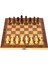 No.1 Tarzı Sıcak Ahşap Satranç Oyunu Seti Tavla Dama Katlanır Ahşap Satranç Tahtası Kapalı Seyahat Satranç Ahşap Parçaları Chessman I63 (Yurt Dışından) 4