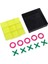 Satranç Oyunları Plastik Öküz Tic Tac Toe Satranç Parçası Oyuncak Seti Çocuklar Zeka Bebek Erken Eğitim Geliştirme Egzersiz Aracı (Yurt Dışından) 1
