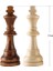 77 mm Tarzı Plastik Satranç Taşları Komple Chessmen Uluslararası Kelime Satranç Seti Siyah & Beyaz Satranç Taşları Eğlence Oyunu (Yurt Dışından) 4