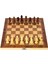 29X29CM Stili Ess Set Wooden Chess Game Backgammon Checkers Indoor Chess For Family Wooden Folding Chessboard Chess Pieces Chessman (Yurt Dışından) 1