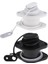 Siyah 36MM Stili Şişme Bot Için Evrensel Yedek Pvc Çöp Tahliye Vanası Kapağı (Yurt Dışından) 2