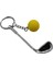 Sarı Stil N0HA Anahtarlık Mini Golf Raket Topu Kolye Anahtarlık Anahtarlık Yaratıcı Metal Kolye Tenis Anahtarlık Spor Kulüpleri Hediye (Yurt Dışından) 4
