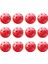 12PCS Red Balls Style 12 Paket Çok Renkli Plastik Golf Antrenman Topları Hava Akışı Içi Boş Çap 1. Sürüş Menzili Için Golf Topları Salıncak Egzersizi Yeni (Yurt Dışından) 1