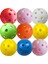12PCS Red Balls Style 12 Paket Çok Renkli Plastik Golf Antrenman Topları Hava Akışı Içi Boş Çap 1. Sürüş Menzili Için Golf Topları Salıncak Egzersizi Yeni (Yurt Dışından) 2