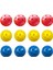 12PCS Red Balls Style 12 Paket Çok Renkli Plastik Golf Antrenman Topları Hava Akışı Içi Boş Çap 1. Sürüş Menzili Için Golf Topları Salıncak Egzersizi Yeni (Yurt Dışından) 3