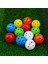 Turuncu 50 Paket Stili Crestgolf Er Paket Boyutu Plastik Hava Akışı Golf Topları Turşu Topları Balle De Golf Pelotas Renkli Golf Ballen (Yurt Dışından) 3
