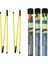 Yeşil Stil Golf Hizalama Çubuğu Golf Becerilerini Geliştirmek Için Eğitim Yardımı Koyarak Top Pozisyon Puanları Salıncak Düzlemi Turuncu Fiberglas (Yurt Dışından) 4