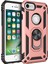 Iphone 7 Kılıf Sofya Yüzüklü Silikon Kapak - Rose 300099 1