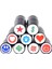 Kırmızı Stil Action Correction Device Silicone Stamp Stamper Golf Ball Stamper 3 Color Durable Not Fade Sporting Golf Seal Romantic Outdoor (Yurt Dışından) 4