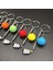 Kırmızı Stil Golf Ball Club Key Chain Lightweight Backpack Pendant Car Keychain Fashion Split Keyring Car Key Holder 골프공 (Yurt Dışından) 2