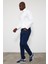 Erkek Smith Dark Blue Tapered Fit Jogger Jean Pantolon 2