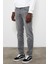 Erkek Kalimnos Grey Comfort Fit Jean Pantolon 2