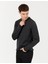 Erkek Antrasit Melanj Slim Fit Bisiklet Yaka Triko Kazak 50257038-VR081 4