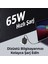 BX1P65G Gan 65W Type-C Pd Akım Korumalı ve LED Göstergeli Hızlı Şarj Cihazı Siyah 5