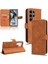 Samsung Galaxy S24 Ultra Deri Folio Flip Case Koruyucu (Yurt Dışından) 1